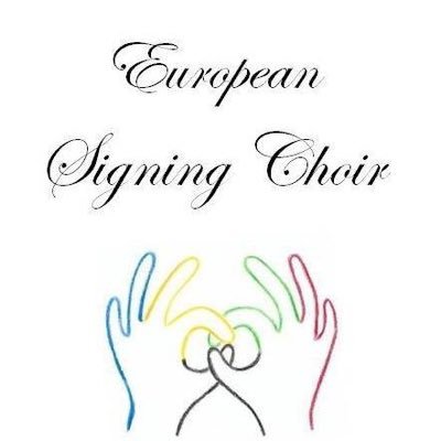 An inclusively diverse choir using the beauty of sign language through music to bring deaf and hearing communities together #togetherasone #europeansigningchoir