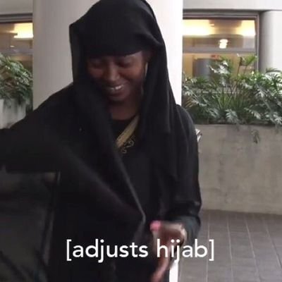 In america niqab Muslim Face