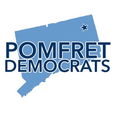 Pomfret, CT Democratic Town Committee. We meet on the fourth Wednesday of each month at 7:00pm at Grill 37. Please join us - all Pomfret Democrats are welcome.