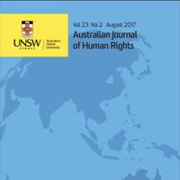 Australian Journal of Human Rights(@AustJHumRights) 's Twitter Profileg