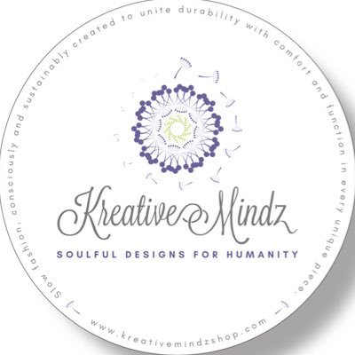 KreativeMindzOH's profile picture. Soulful Designs for Humanity. Handmade Clothing and Accessories. Slow Fashion 💪💫💞