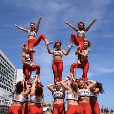 This is the official Twitter of the Boston University Cheerleading Team, complete with the most up-to-date information about the team! #BU #GoBU #BUCAG