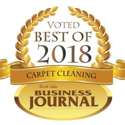 The best #carpetcleaningservice! Voted #1 in the North Idaho Business Journal 5 times! You found the best #carpetcleaning in #Spokane and Coeur d' Alene!