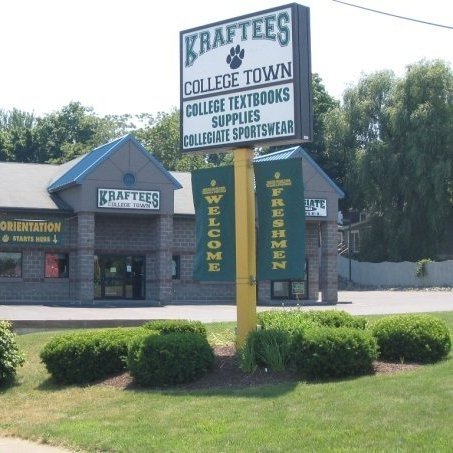 Kraftees provides an alternative to purchasing New and Used textbooks and clothing for students and faculty of Oswego State at a reasonable price.
