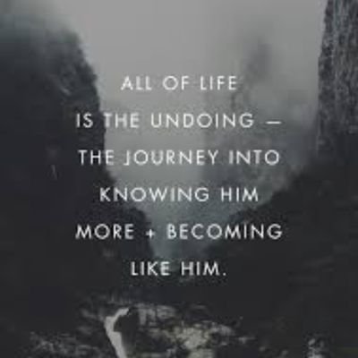 Going on this Unfilitered Journey. to undo and to know him more, and to be more like him Quote From Steffany Gretzinger.  

https://t.co/qkSTgXxCt5