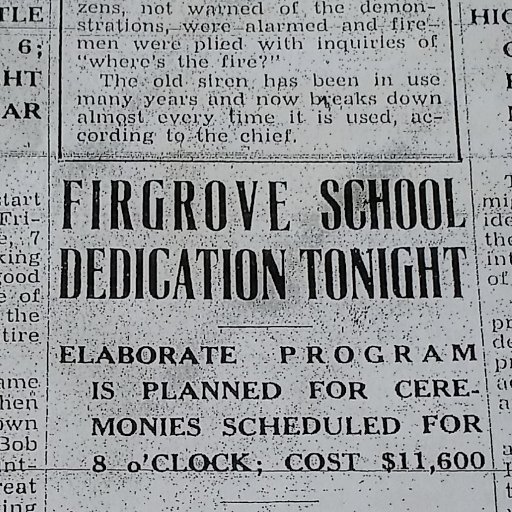 A community dedicated to #historicpreservation of the Old 1935 Firgrove School building. 🏫#WAHistory #ThisPlaceMatters #SOSFirgrove