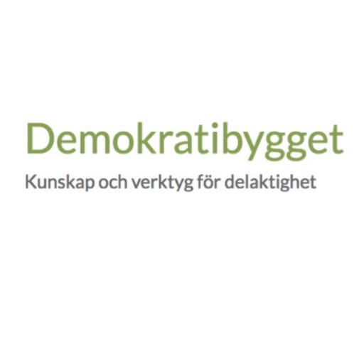 demokratibygget's profile picture. Kontot är inte aktivt. Följ oss gärna på Facebook, LinkedIn eller Instagram. Demokratibygget är en ideell organisation som arbetar med demokratiutveckling.