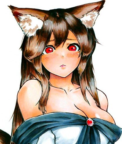 A werewolf, but only by complexion. I am calm...never fear what howls in the night!! (Touhou RP)