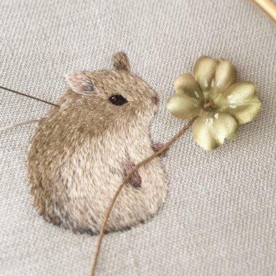 北海道ライフと刺繍と布小物作りに関することなど。著書「野の花と小さな動物の刺繍」ほか。家庭画報 2020年 目次ページの作品連載。🐿 l love embroidery and craftwork👇 動物刺繍レッスンあります👇