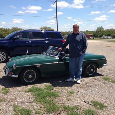 Working in the oilfield my whole life. What fun. #NFB An American in Oklahoma Nascar fan to the bone. #TCMparty. 1969 MGB Priceless. TCM BACKLOT MEMBER