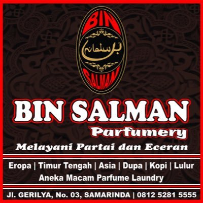 Menyediakan Bibit Parfume Berkuwalitas impor , Menerima Grosiran dan Eceran , Bin Salman Pusat jL. Gerilya , Cabang 1 : jl. Sultan Alimudin Sambuta  Samarinda.