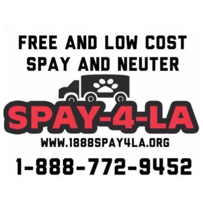 FREE spay/neuter services for pet owners surrounding the Los Angeles area As well as lowcost vaccines and microchips for spayed or neutered pets 1-888-772-9452