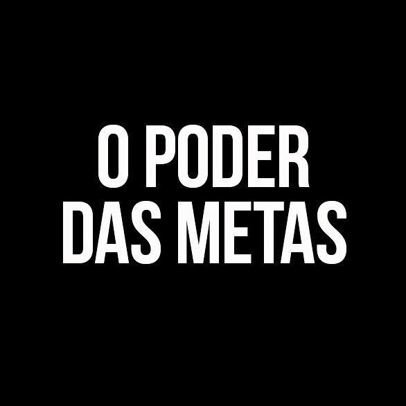 opoderdasmetas's profile picture. 