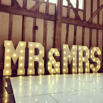 Looking for those finishing touches? Why not hire our light up letters to add the wow factor to your wedding or event.