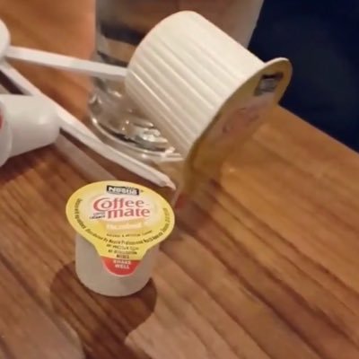 #creamerflip. Showcasing the fun of creamer-flipping. Do you flip? Lets see what you can do! Remember to Slo-Mo for full effect.