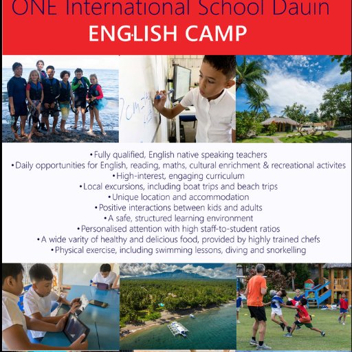 ONEschoolDauin's profile picture. ONE Int'l School Dauin is offering provision to every family who wishes to invest in their child’s education. We offer international tuition from 4-14yrs