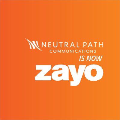 Neutral Path is now @ZayoGroup. Visit https://t.co/fwNmC4wvs5 to learn more.