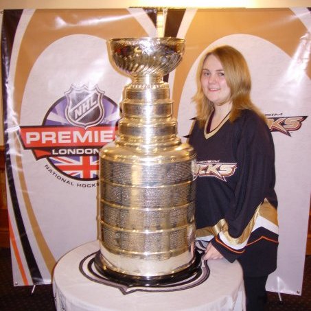 I love hockey,especially the Anaheim Ducks!!!!
#FlyTogether