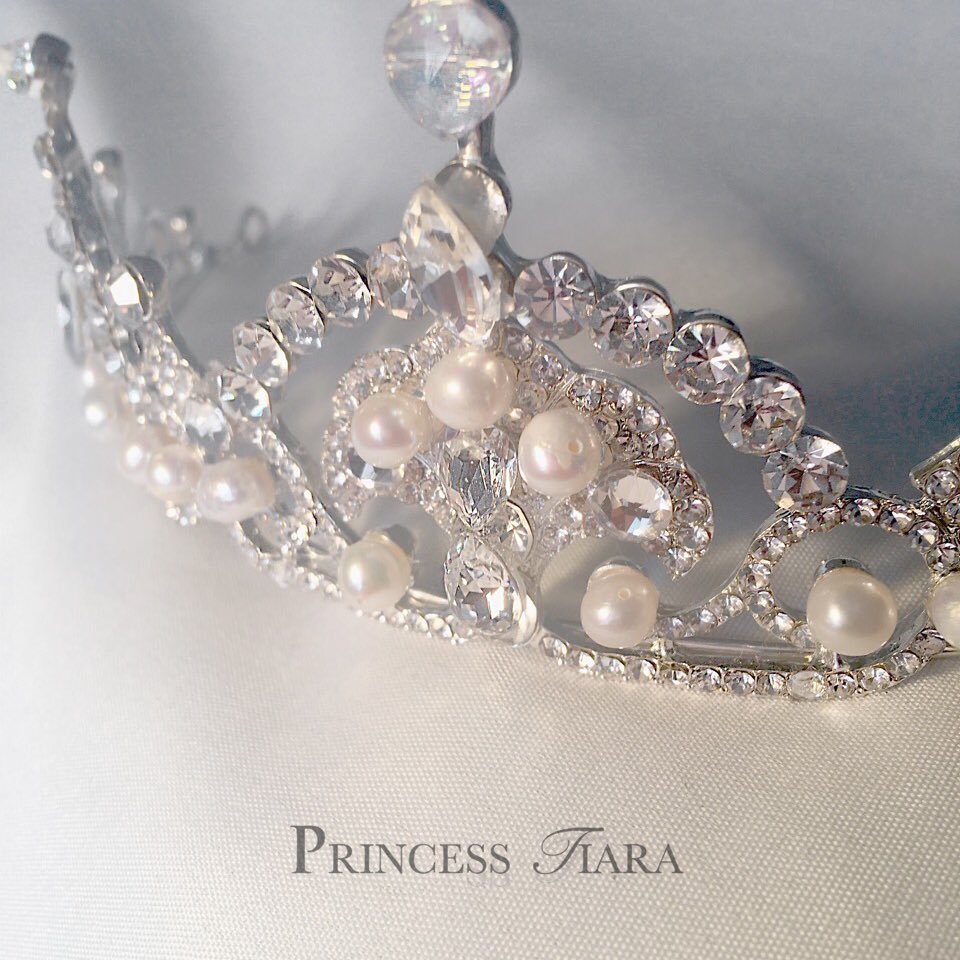 Hand-made royal wedding hats and tiara inspired by the British family and Princess Kate Middleton designed by Deanna Bailey Genuine pearls, and natural material