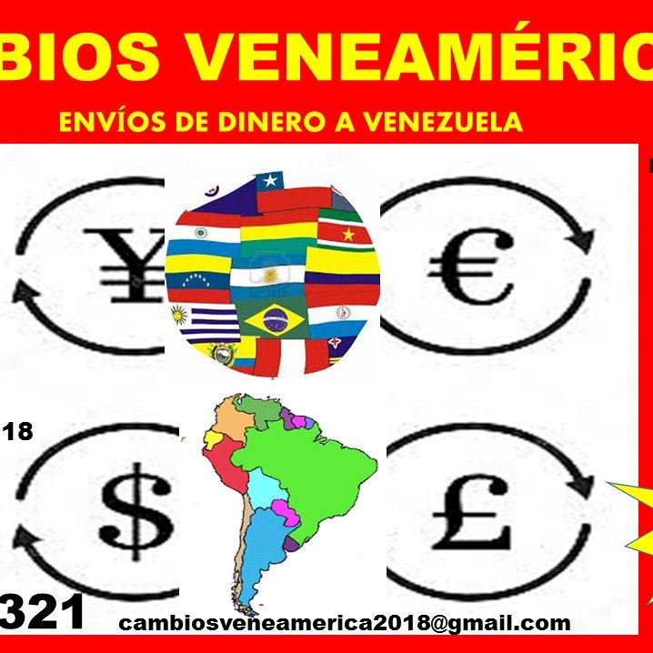 Somos Gente Emprendedora; Compramos tus divisas y te transferimos de inmediato en tu cuenta de Venezuela. No cobramos comisión. cambiosveneamerica2018@gmail.com