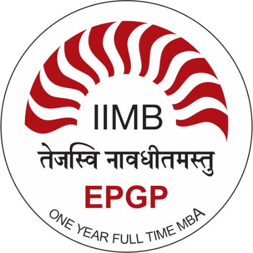One Year Full Time MBA Programme from IIM Bangalore. Official twitter mouth-piece managed by EPGP Branding Committee.
Like @ https://t.co/bUmXlLoUxL