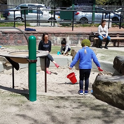 Park in the Forest Hills neighborhood of DC. Playground for ages 0-12, tennis courts, half basketball court, community circle and adult fitness equipment!