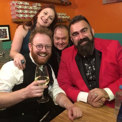 Creators of time travel radio comedy @NightTerrace and the podcasts @pratchatpodcast (#TerryPratchett), @reDiscovery (#StarTrek) & #SplendidChaps (#DoctorWho).