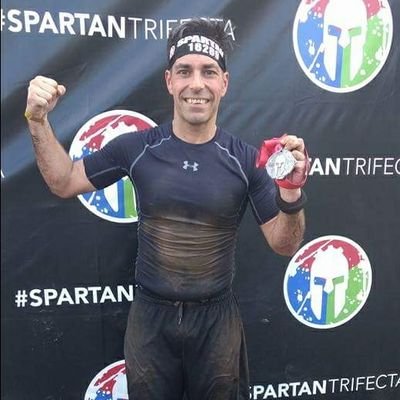 Dad and Spartan
-----
Conquering one obstacle at a time.