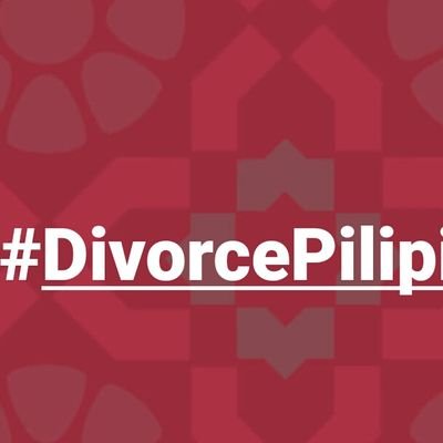 YES TO #DivorcePilipinas
#DivorcePh advocate