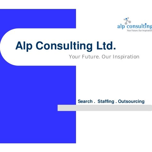 ALP Consulting Limited established in 1996,  provides HR services, Payroll services, HRMS Payroll software and staffing solutions.