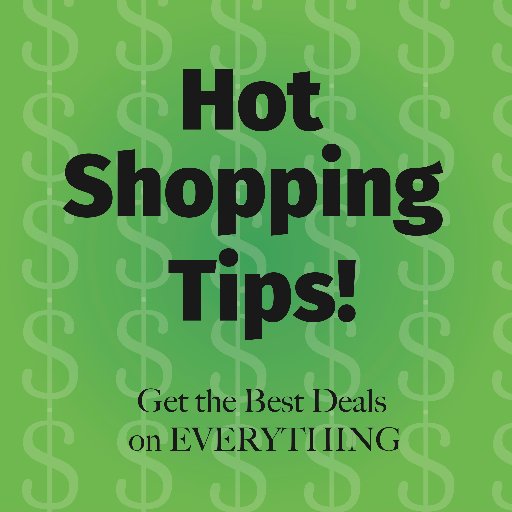 hotshoppingtips's profile picture. Smart shopping secrets from podcast hosts @LisaLeeFreeman, former editor of ShopSmart magazine, and @MandyWalker, former senior editor at @ConsumerReports