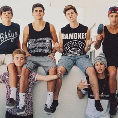|| I'm just a midwest kid dreamin' California || #oldmagcon ❤️ Nash, Alex and Madison follow❤️ meet the jacks 7/05/16 (real Photo)