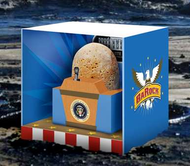 PrezBaRock's profile picture. The Pet Rock meets Politics with the Prez BaRock, the perfect bipartisan gift.