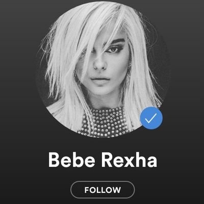 BBrexhasSpotify's profile picture. Tweeting what Bebe Rexha is listening to on Spotify