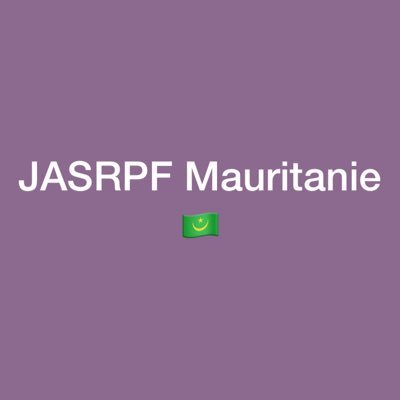 Jeunes ambassadeurs SR/PF Mauritanie 🇲🇷