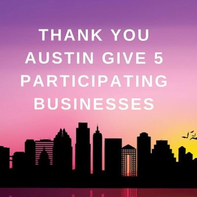 City-wide campaign where business pledge 5% of one day revenue to donate to environmental orgs #AustinGive5