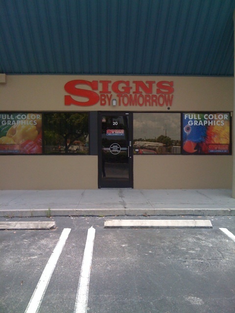 SignsBTWestPalm's profile picture. Signs By Tomorrow of West Palm Beach creates high quality indoor and outdoor signage that is easily accessible and affordable to businesses of all sizes.