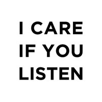 I CARE IF YOU LISTEN (@icareifulisten) 's Twitter Profile