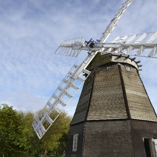 Cambridgeshire Smock Mill built in 1808. Open 1st Saturday of each month 10-5