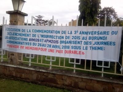 ASBL engagée contre tout crime contre l'humanité. Cadre d'expression, d'échanges et d'actions pour les victimes du mouvement insurrectionnel de 2015 au Burundi.