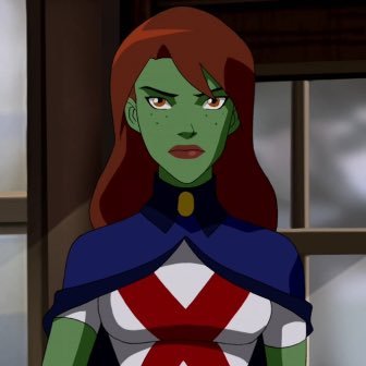 “Hello, my name is M’gann...or Megan for short! Im from the planet Mars and Im apart of the team Young Justice!!” Taken by