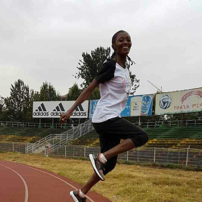 The silver medalist at the 2015 IAAF World Cross Country Championships,  I love running and My Management @ESMINTL  @adidasrunning,