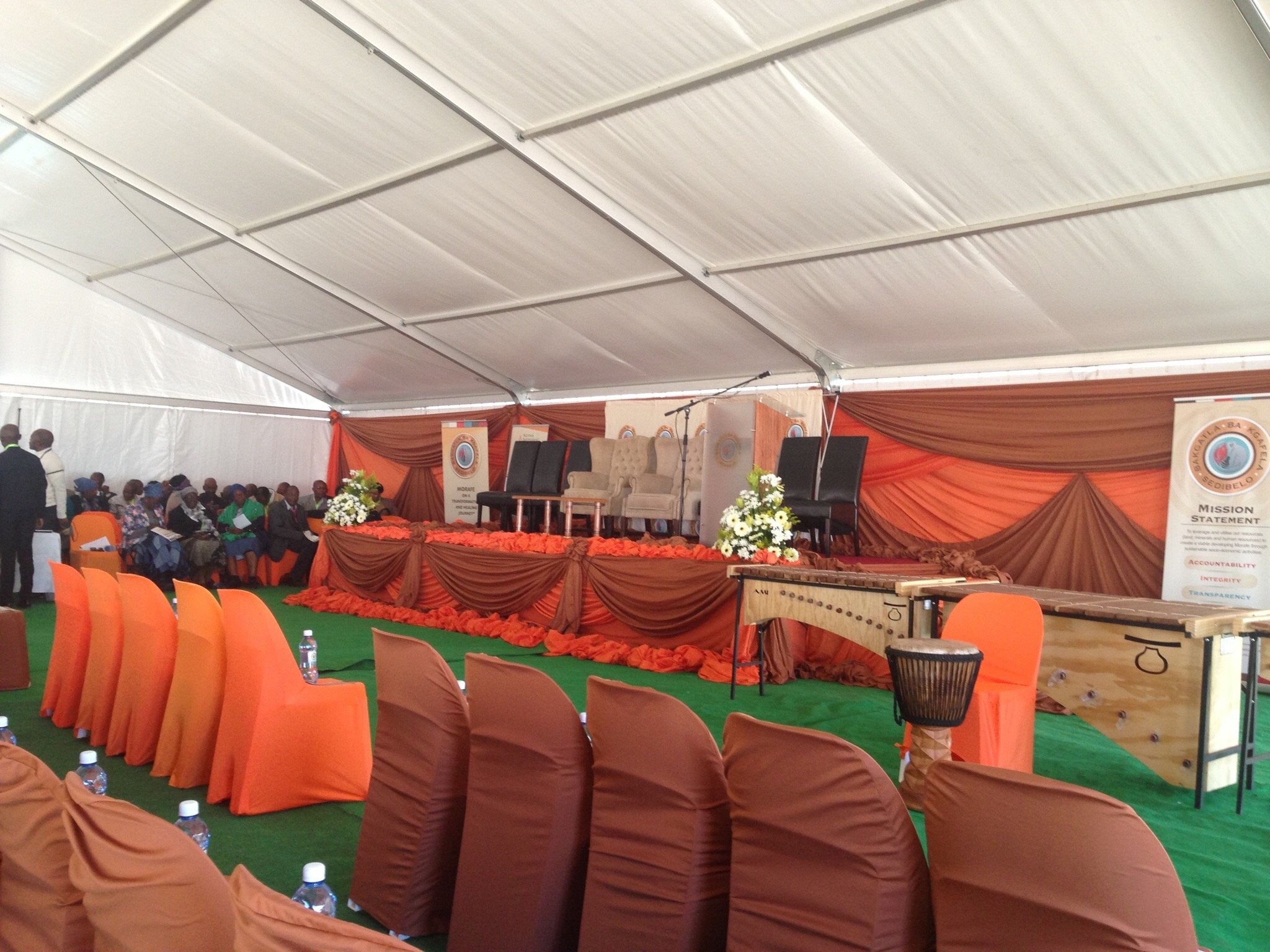 We rent state of the art marquee tents for corporate,public and private events
Our contact :0829456249