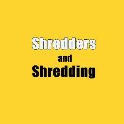 We have Shredding services which is the safest and most economical way to destroy old paper documents as well as Hard Drives, LTO tapes etc.