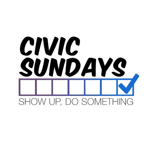 Resistance, activism, & action--every Sunday. 🌊🌊🌊 #civicsundays