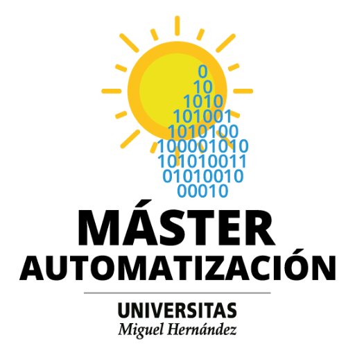 Máster en Automatización y Telecontrol para la Gestión de Recursos Hídricos y Energéticos. Título Oficial de la Universidad Miguel Hernández de Elche.