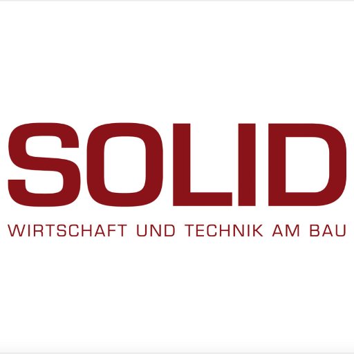 Wir sind #SOLID - Wirtschaft und Technik am Bau. Infoplattform und österreichisches Fachmagazin der Baubranche. https://t.co/ktcgQcNIcp