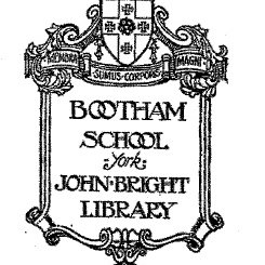 John Bright Library est. 1902, Bootham School, York, UK