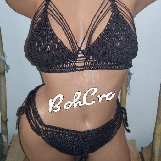 monitalingerie's profile picture. I make custom crochet beach wear in your size, color and material. More info; bohcro@gmail.com