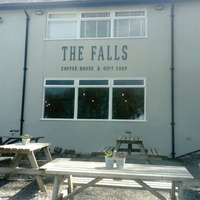 The Falls Coffee House and gift shop. Aysgarth Yorkshire Dales.